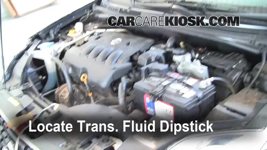 2008 Nissan Sentra S 2.0L 4 Cyl. Transmission Fluid Check Fluid Level